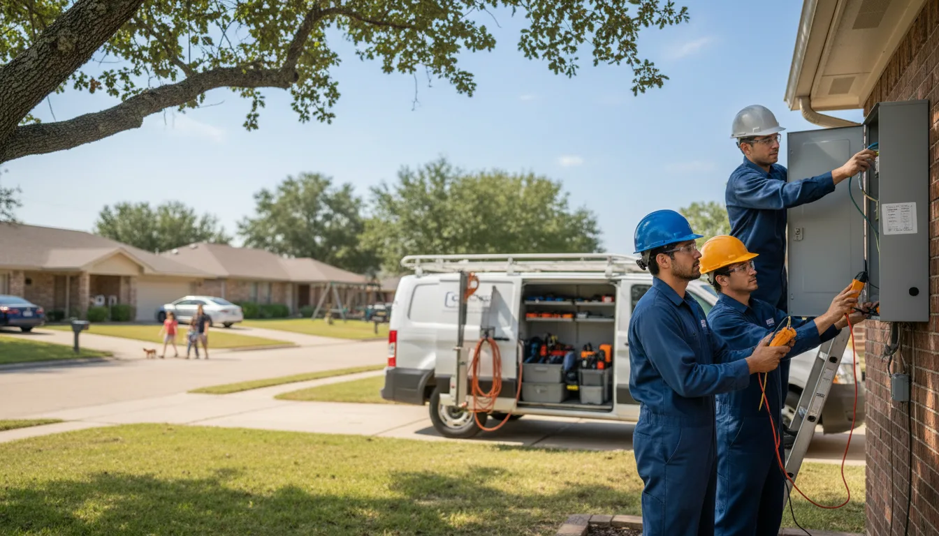 Certified electrician providing emergency electrical services in Auburn, KS